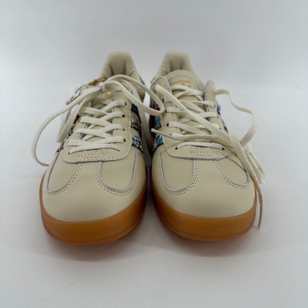 Adidas Gazelle Bold Liberty London Floral Cream Gum Platform Sneakers GZ2165 - Picture 2 of 10